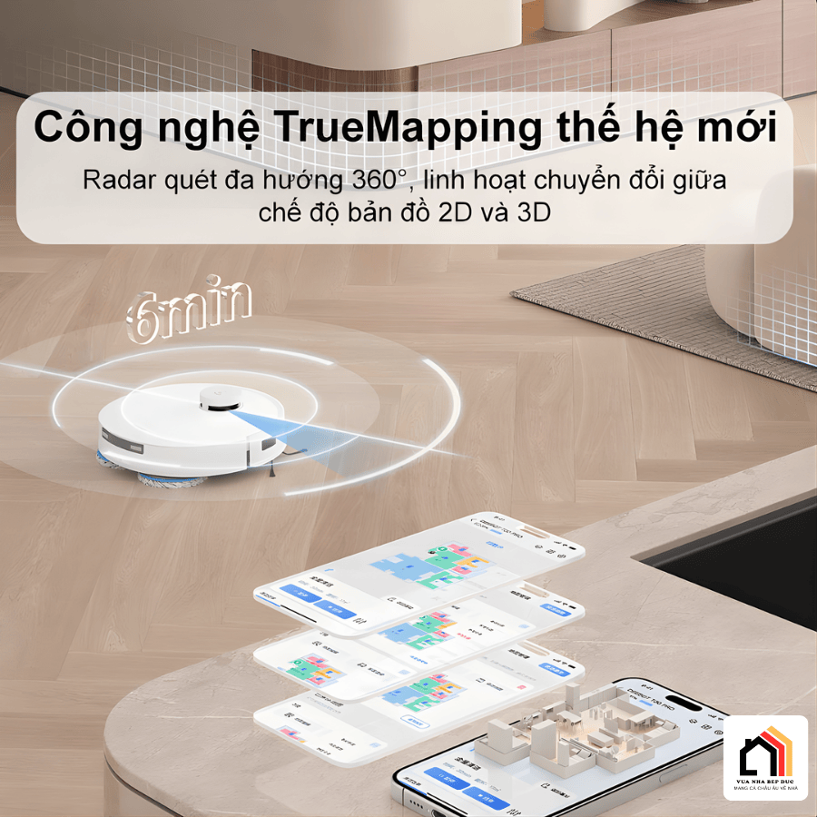 Deebot T30e Pro Omni - Robot hút bụi lau nhà Ecovacs tại Vua Nhà Bếp Đức 02