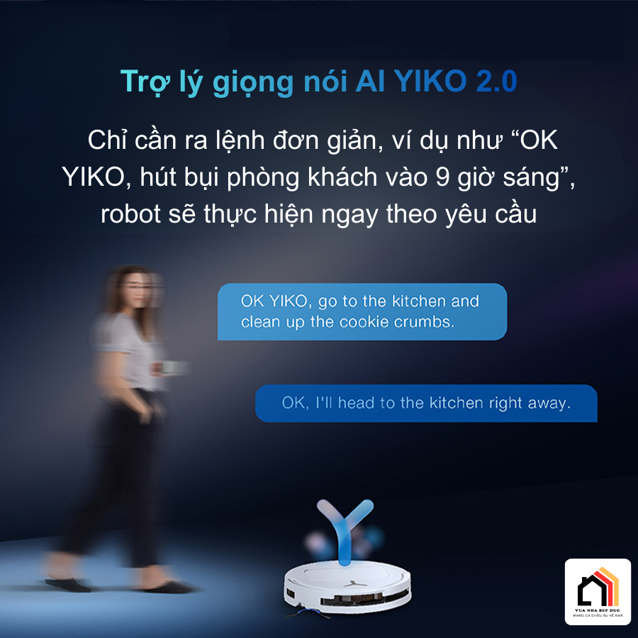 Ecovacs Deebot T50 Pro Omni - Robot hút bụi lau nhà 2026 tại Vua Nhà Bếp Đức 13