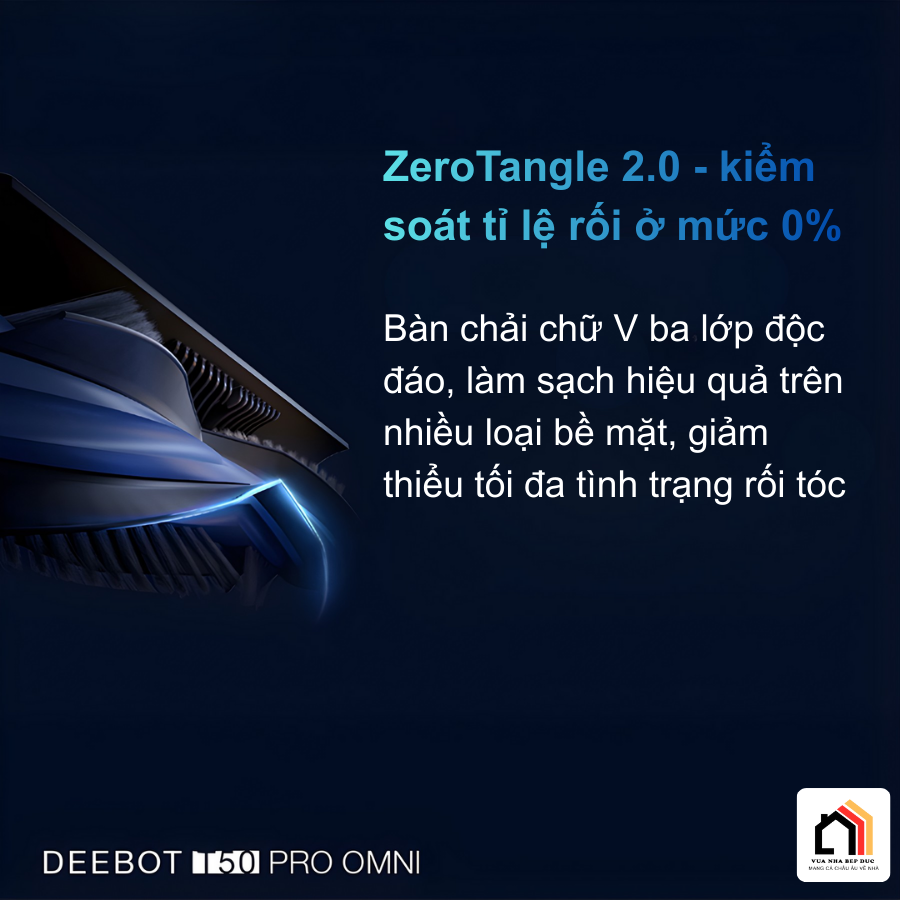 Ecovacs Deebot T50 Pro Omni - Robot hút bụi lau nhà 2026 tại Vua Nhà Bếp Đức 04