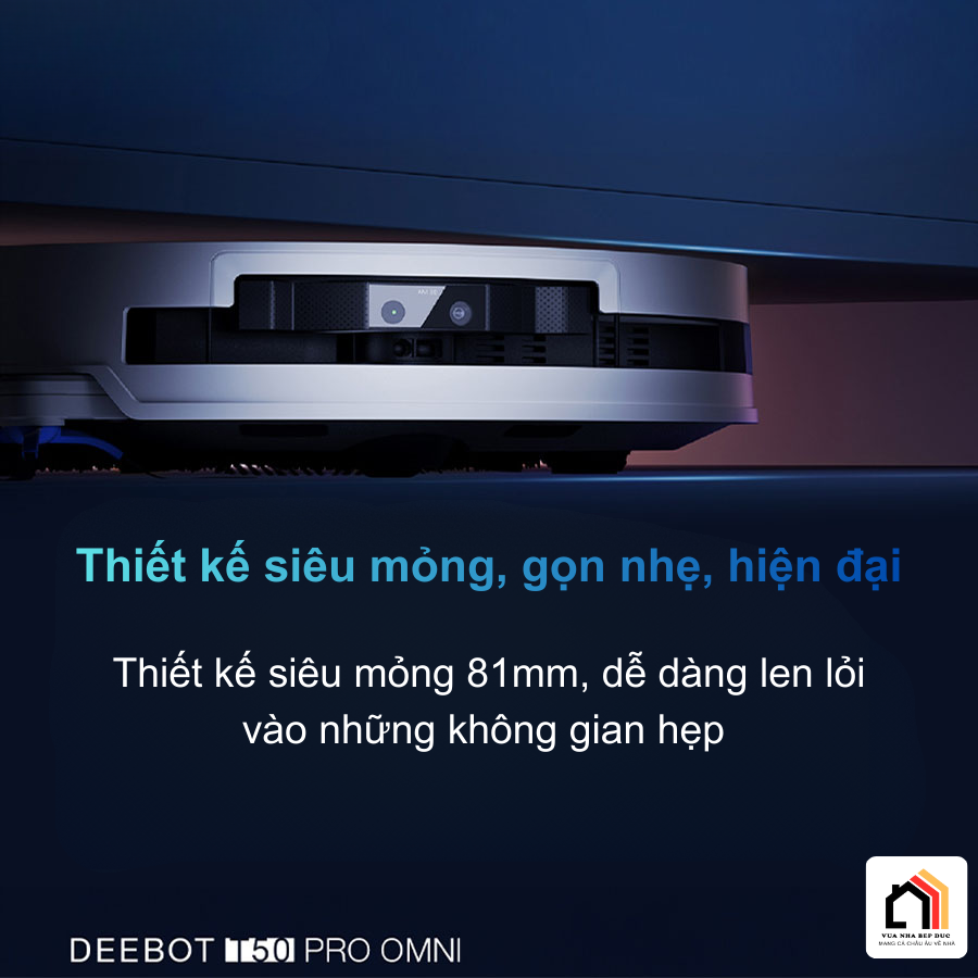 Ecovacs Deebot T50 Pro Omni - Robot hút bụi lau nhà 2026 tại Vua Nhà Bếp Đức 12
