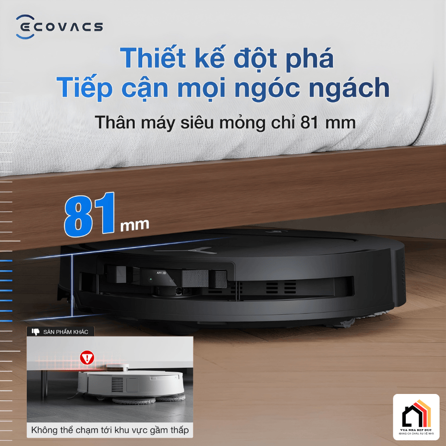 Ecovacs Deebot T50 Pro Omni Gen 2 - Robot hút bụi lau nhà 2026 tại Vua Nhà Bếp Đức 02