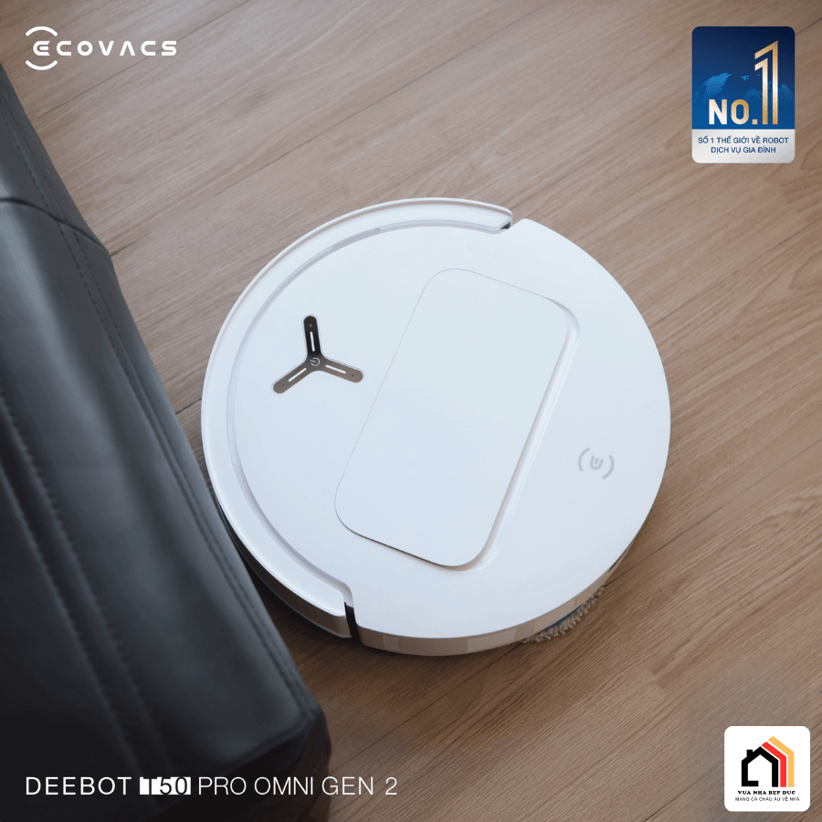 Ecovacs Deebot T50 Pro Omni Gen 2 - Robot hút bụi lau nhà 2026 tại Vua Nhà Bếp Đức 13