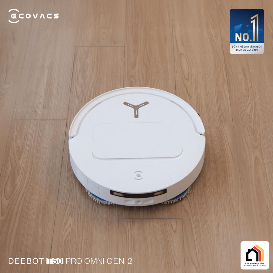 Ecovacs Deebot T50 Pro Omni Gen 2 - Robot hút bụi lau nhà 2026 tại Vua Nhà Bếp Đức 12