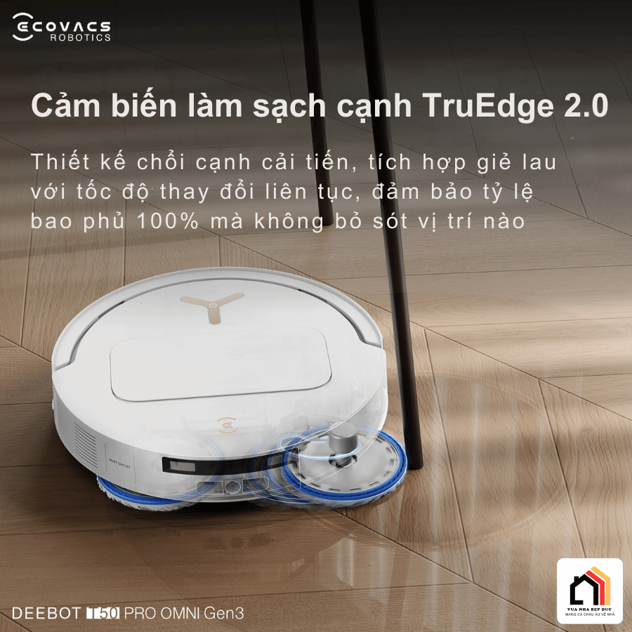 Ecovacs Deebot T50 Pro Omni Gen 3 - Robot Hút Bụi Lau Nhà 2026 tại Vua Nhà Bếp Đức 05