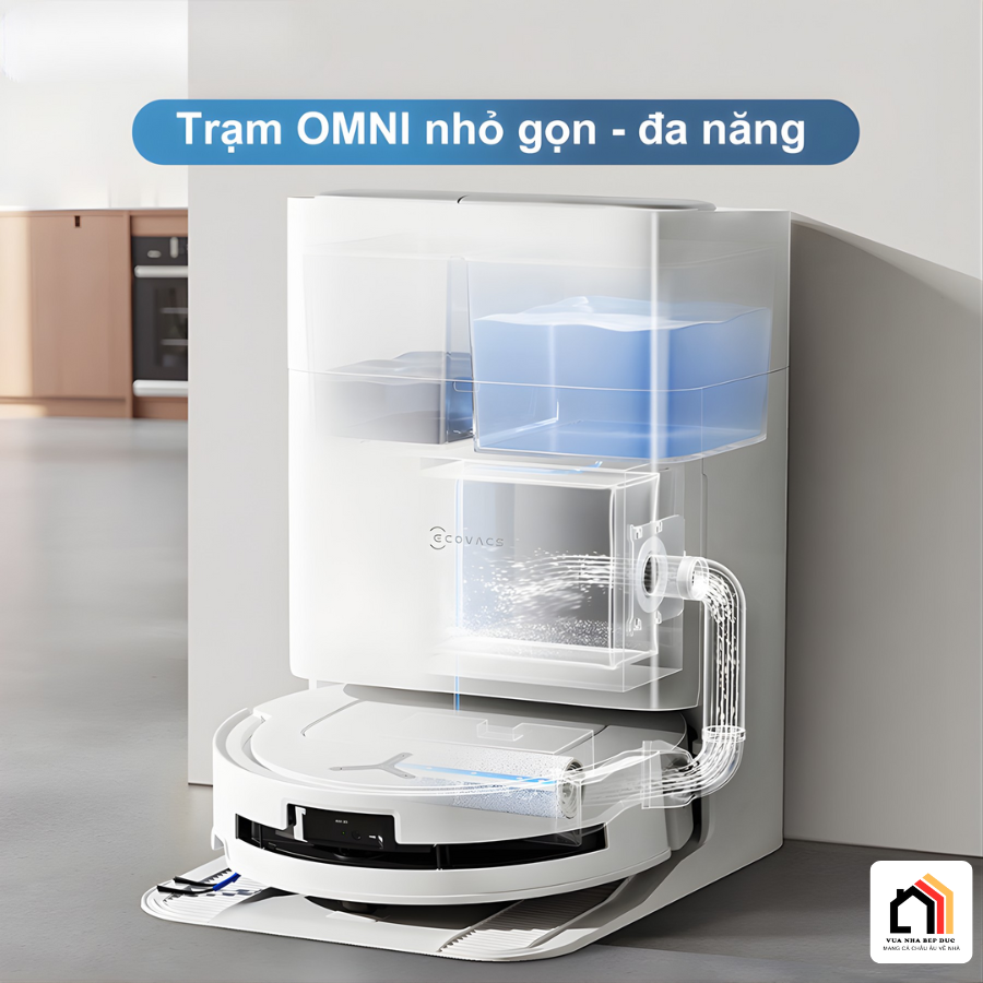 Ecovacs Deebot T80 Omni - Robot hút bụi lau nhà thế hệ mới 2026 tại Vua Nhà Bếp Đức 18