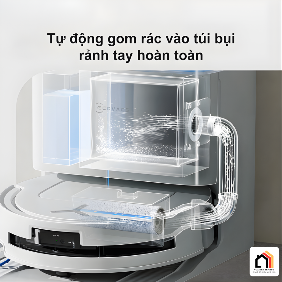Ecovacs Deebot T80 Omni - Robot hút bụi lau nhà thế hệ mới 2026 tại Vua Nhà Bếp Đức 19