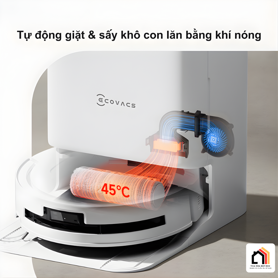 Ecovacs Deebot T80 Omni - Robot hút bụi lau nhà thế hệ mới 2026 tại Vua Nhà Bếp Đức 20