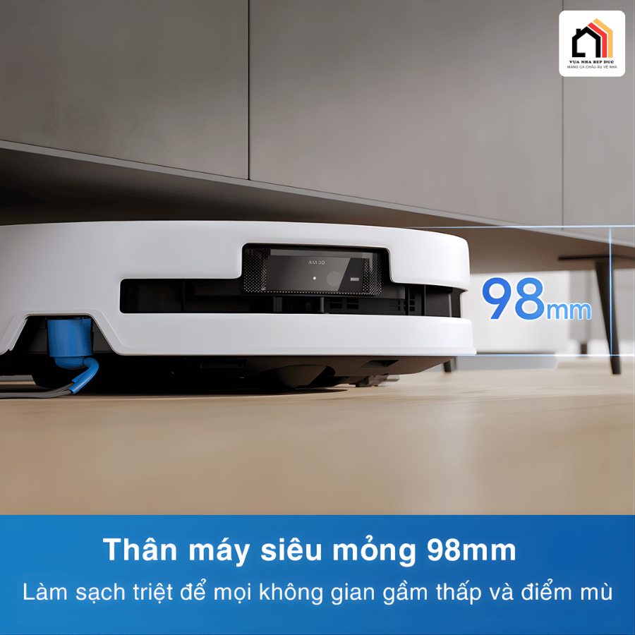 Ecovacs Deebot T80S Omni - Robot hút bụi lau nhà 2026 tại Vua Nhà Bếp Đức 10