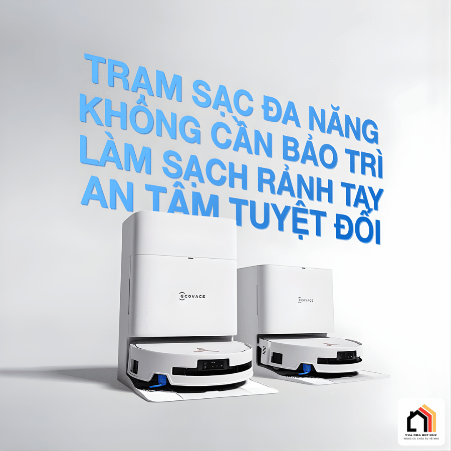 Ecovacs Deebot T80S Omni - Robot hút bụi lau nhà 2026 tại Vua Nhà Bếp Đức 19