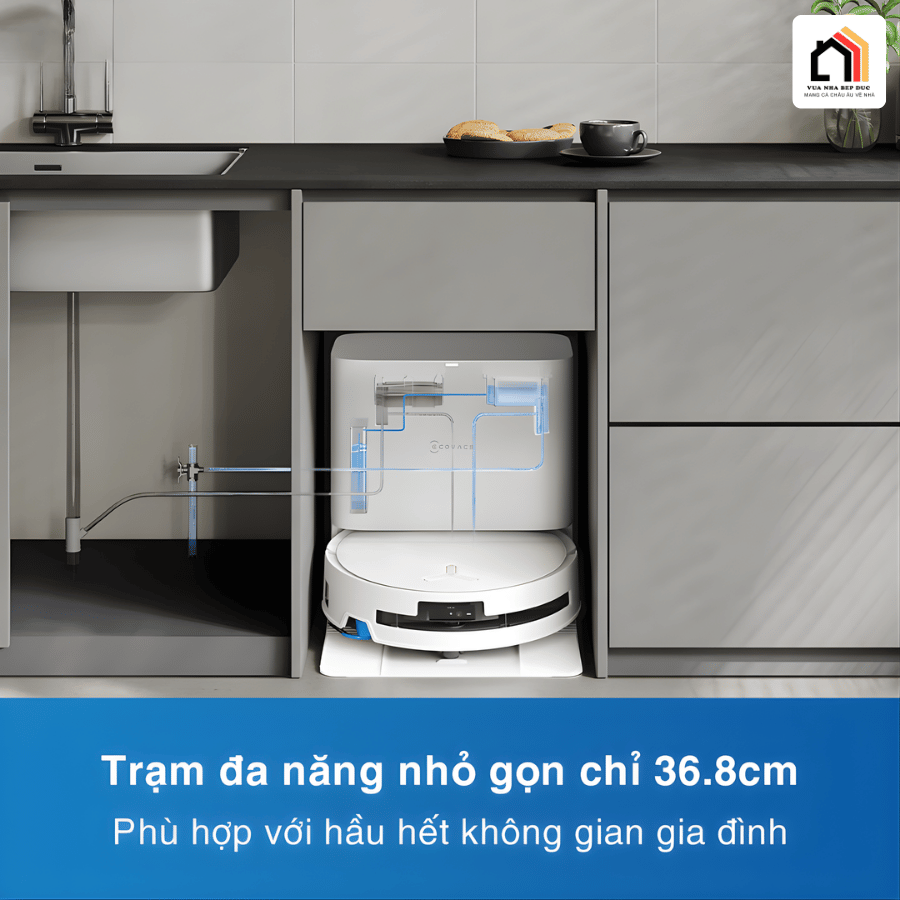 Ecovacs Deebot T80S Omni - Robot hút bụi lau nhà 2026 tại Vua Nhà Bếp Đức 24
