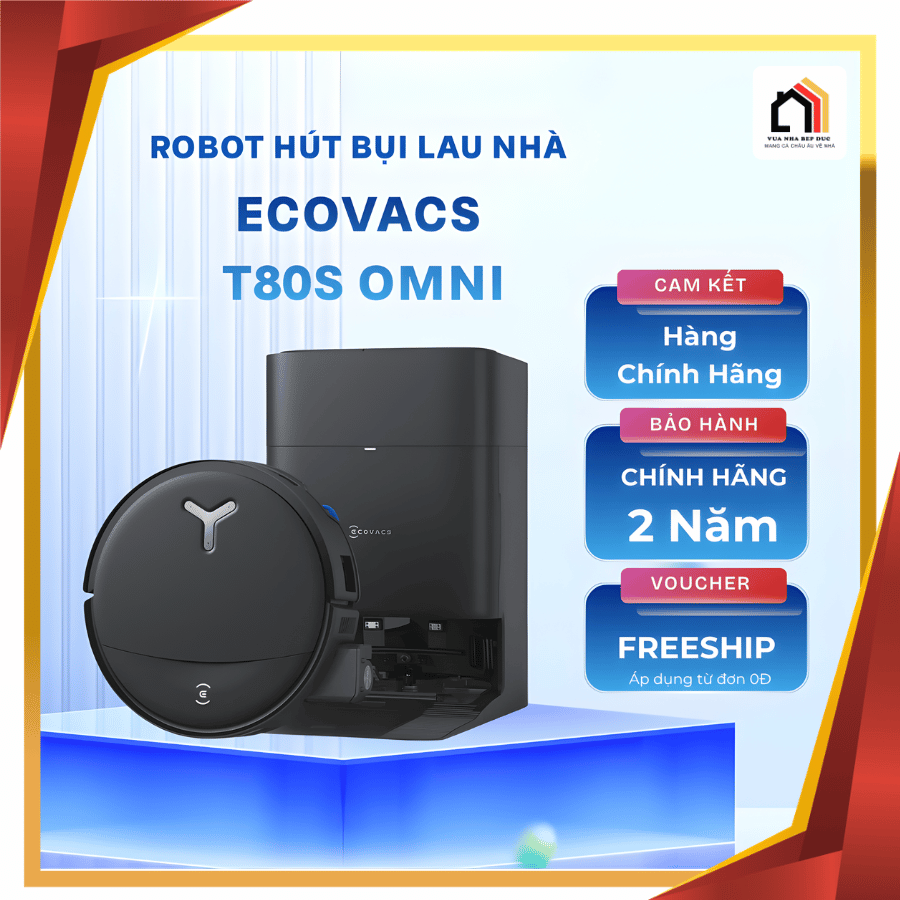 Ecovacs Deebot T80S Omni - Robot Hút Bụi Lau Nhà 2026