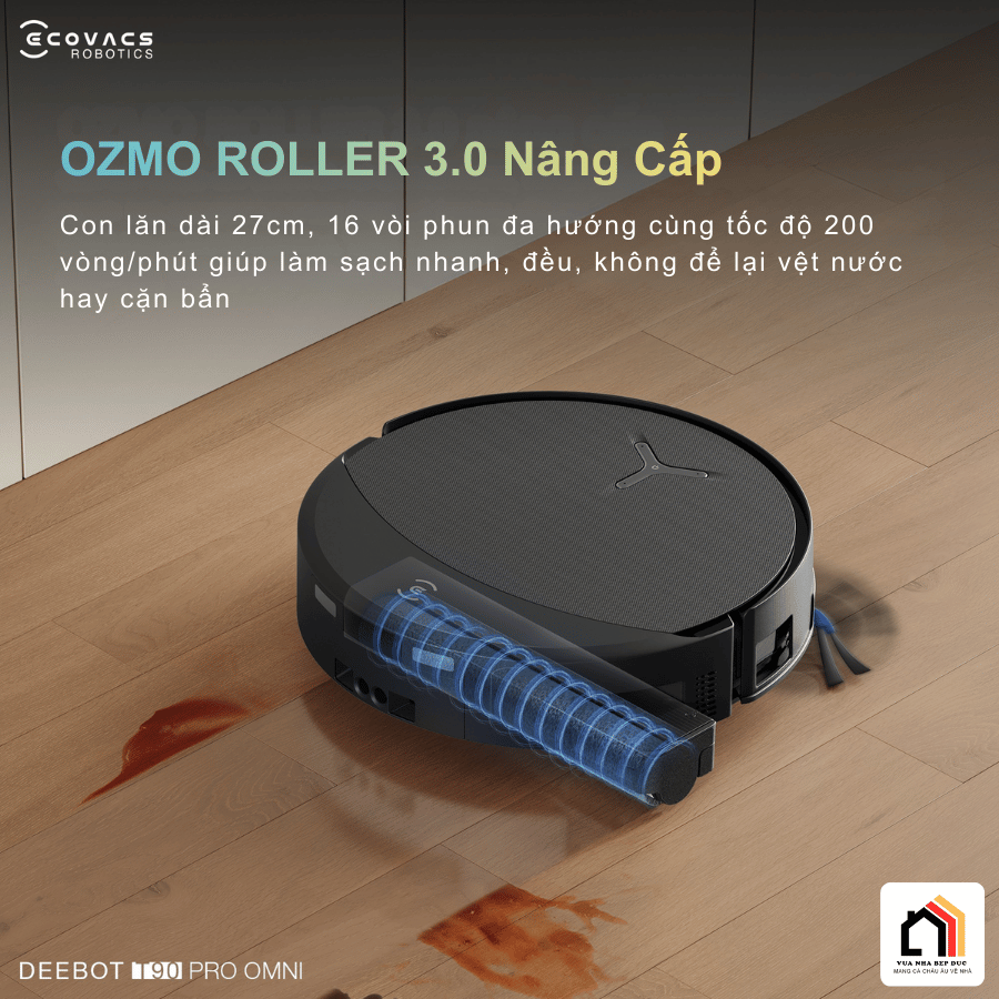 Ecovacs Deebot T90 Pro Omni - Robot hút bụi lau nhà 2026 tại Vua Nhà Bếp Đức 04