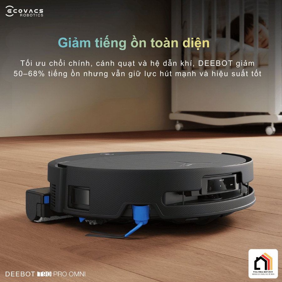 Ecovacs Deebot T90 Pro Omni - Robot hút bụi lau nhà 2026 tại Vua Nhà Bếp Đức 09