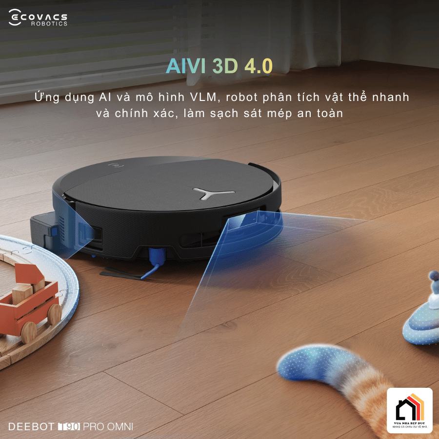 Ecovacs Deebot T90 Pro Omni - Robot hút bụi lau nhà 2026 tại Vua Nhà Bếp Đức 10