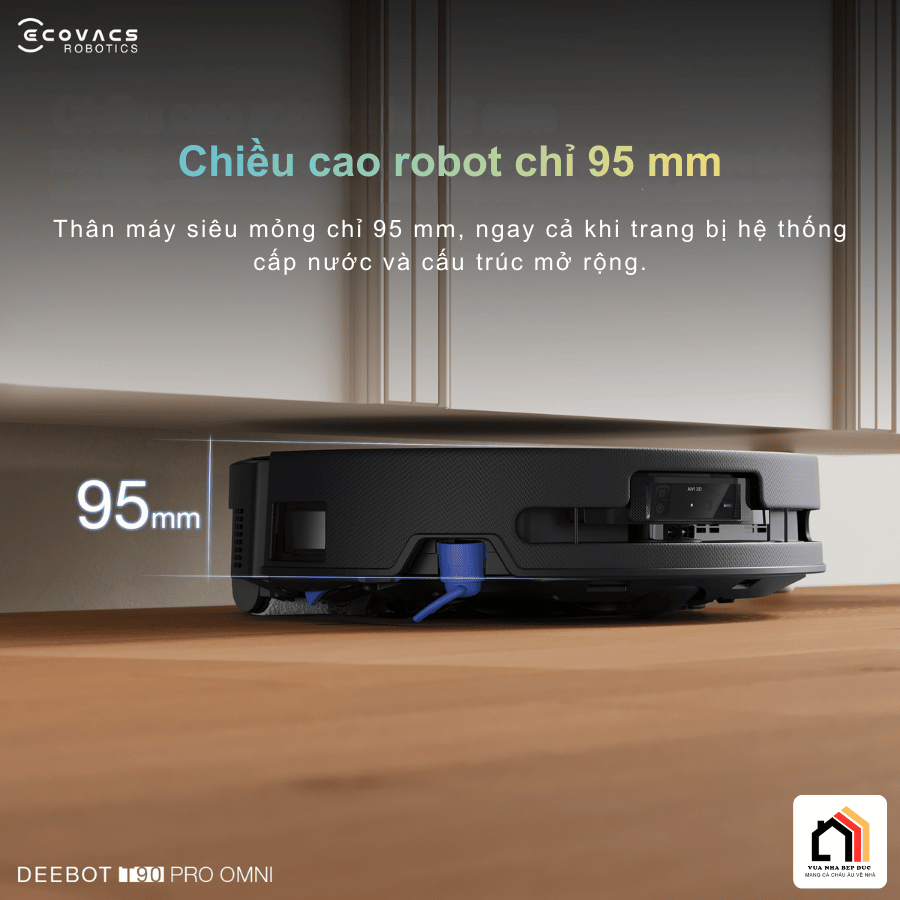 Ecovacs Deebot T90 Pro Omni - Robot hút bụi lau nhà 2026 tại Vua Nhà Bếp Đức 13