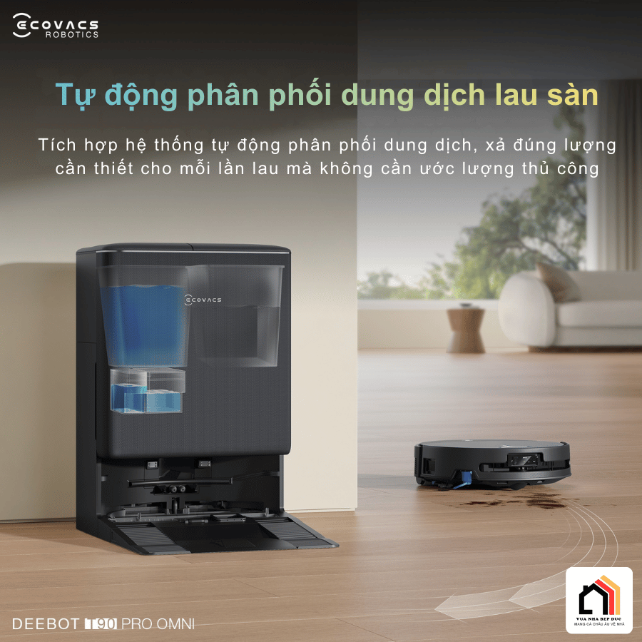 Ecovacs Deebot T90 Pro Omni - Robot hút bụi lau nhà 2026 tại Vua Nhà Bếp Đức 15
