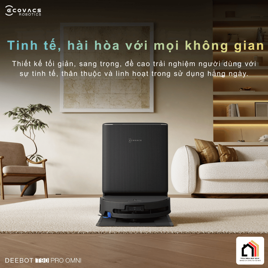 Ecovacs Deebot T90 Pro Omni - Robot hút bụi lau nhà 2026 tại Vua Nhà Bếp Đức 18