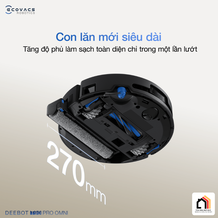 Ecovacs Deebot T90 Pro Omni - Robot hút bụi lau nhà 2026 tại Vua Nhà Bếp Đức 20