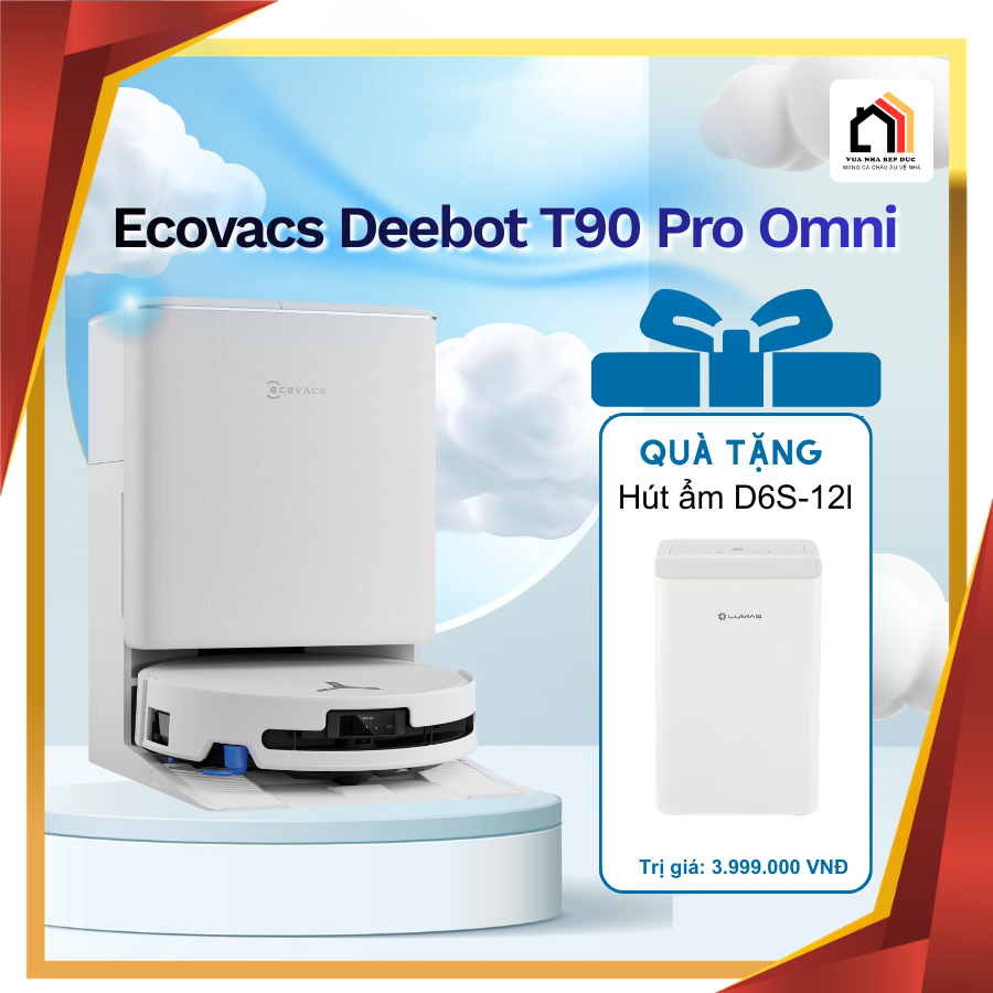 Ecovacs Deebot T90 Pro Omni - Robot hút bụi lau nhà 2026 tại Vua Nhà Bếp Đức 001