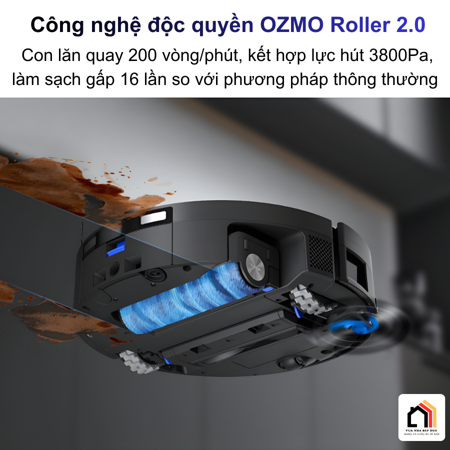 Robot hút bụi lau nhà Ecovacs Deebot X11 Pro Omni tại Vua Nhà Bếp Đức - 11