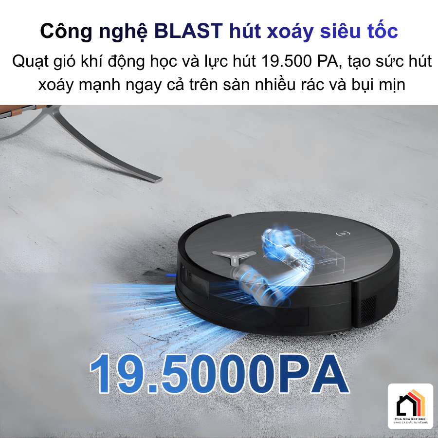 Robot hút bụi lau nhà Ecovacs Deebot X11 Pro Omni tại Vua Nhà Bếp Đức - 10