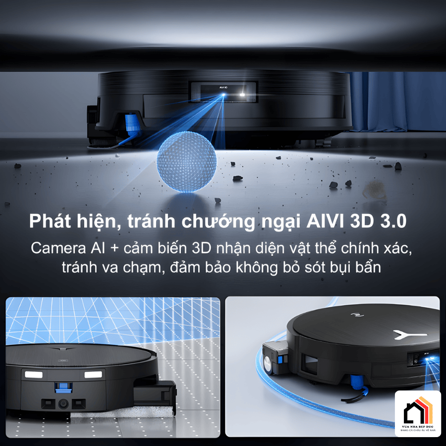 Robot hút bụi lau nhà Ecovacs Deebot X11 Pro Omni tại Vua Nhà Bếp Đức - 03