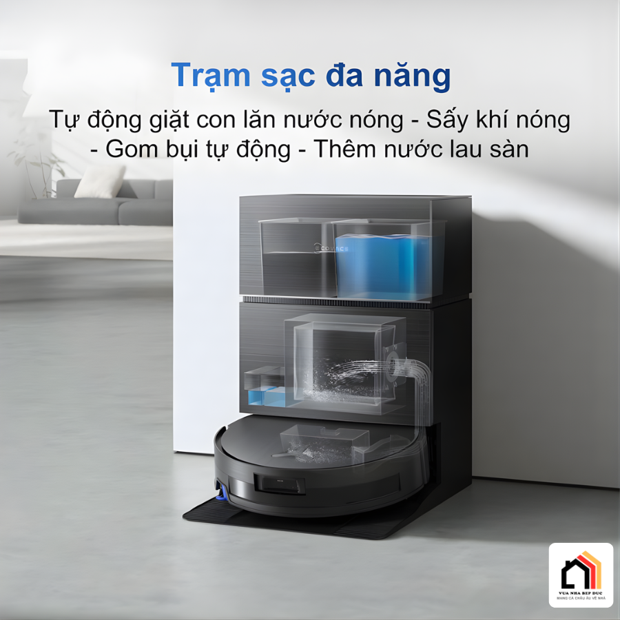 Robot hút bụi lau nhà Ecovacs Deebot X11 Pro Omni tại Vua Nhà Bếp Đức - 12