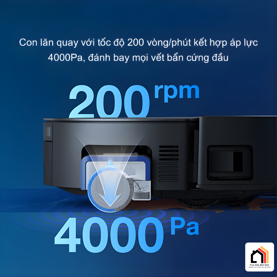 Ecovacs Deebot X8 Pro Omni - Robot hút bụi lau nhà 2026 tại Vua Nhà Bếp Đức 20