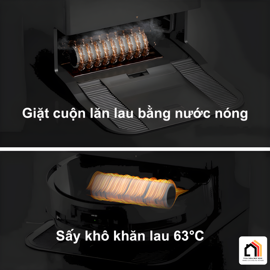 Ecovacs Deebot X8 Pro Omni - Robot hút bụi lau nhà 2026 tại Vua Nhà Bếp Đức 11