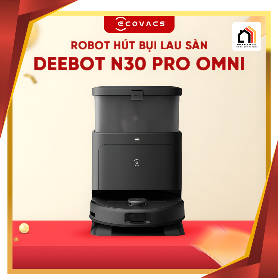 Ecovacs Deebot N30 Pro Omni - Robot Hút Bụi Lau Nhà 2026