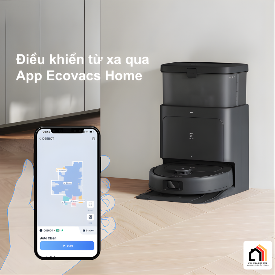 Ecovacs Deebot N30 Pro Omni - Robot hút bụi lau nhà 2026 tại Vua Nhà Bếp Đức 14