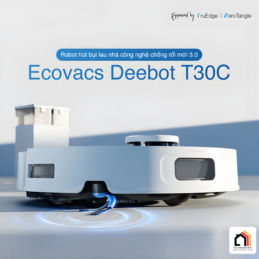 Ecovacs Deebot T30C - Robot hút bụi lau nhà thế hệ mới 2026 tại Vua Nhà Bếp Đức 07