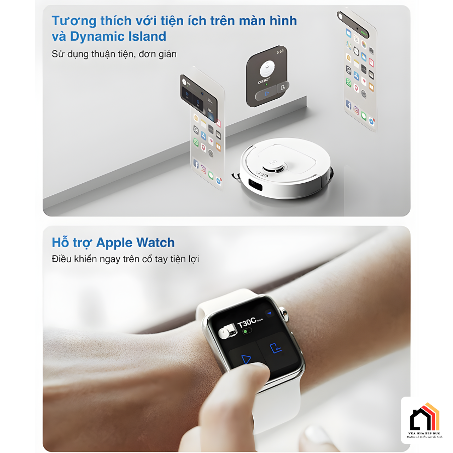 Ecovacs Deebot T30C - Robot hút bụi lau nhà thế hệ mới 2026 tại Vua Nhà Bếp Đức 10