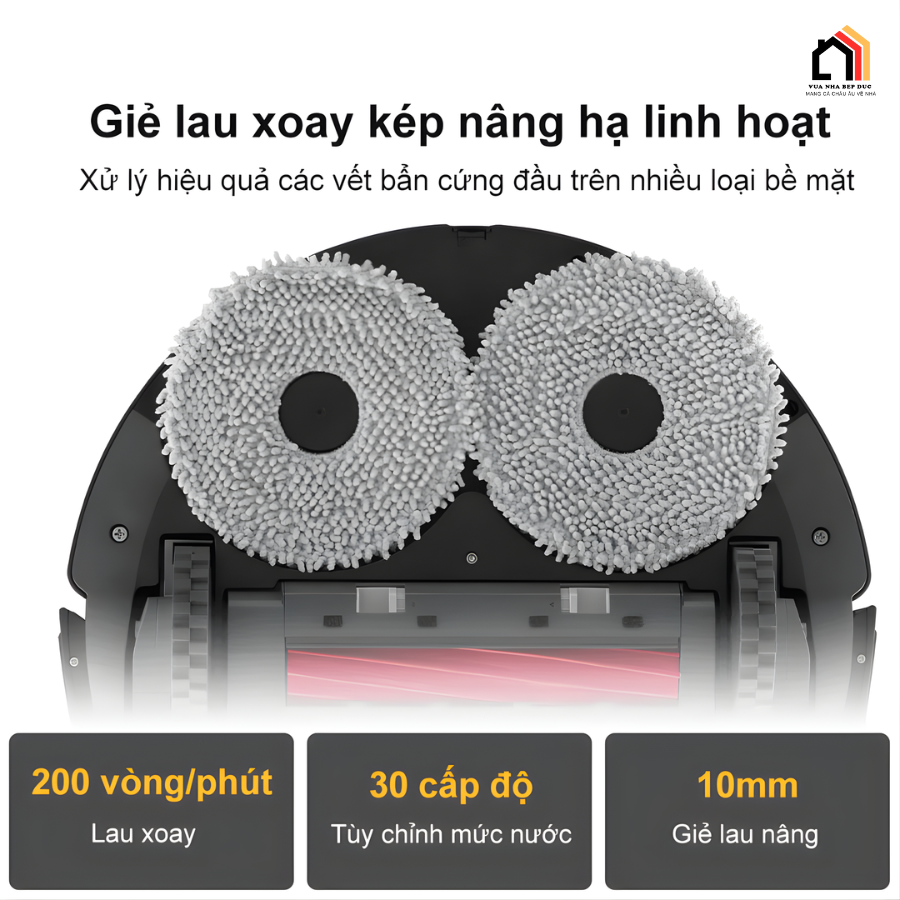 Roborock QR 798 - Robot hút bụi lau nhà 2026 tại Vua Nhà Bếp Đức 07
