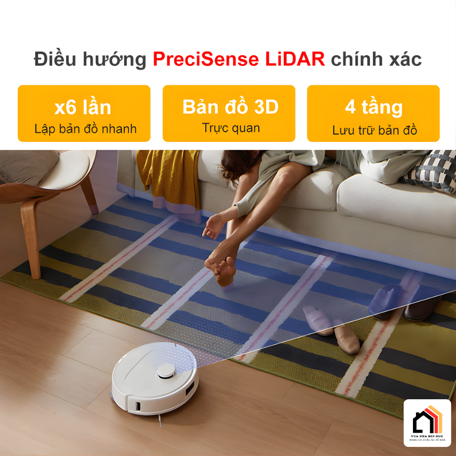 Roborock QR 798 - Robot hút bụi lau nhà 2026 tại Vua Nhà Bếp Đức 17