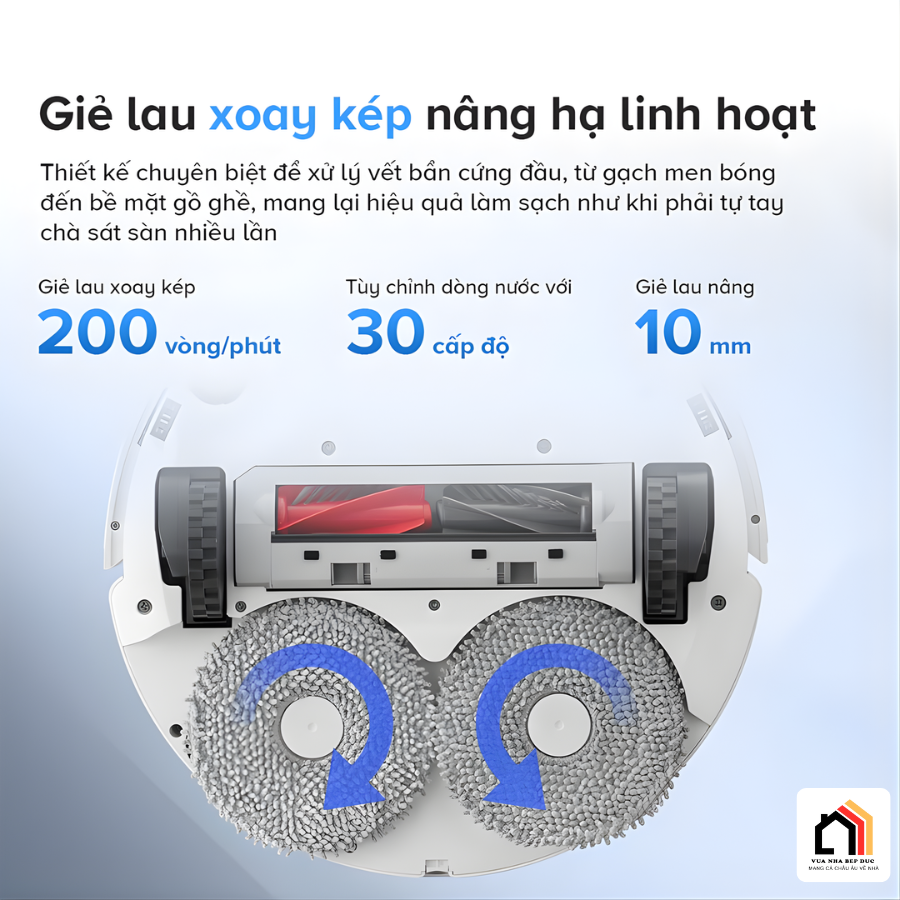 Roborock Qrevo 5AE - Robot hút bụi lau nhà 2026 tại Vua Nhà Bếp Đức 08