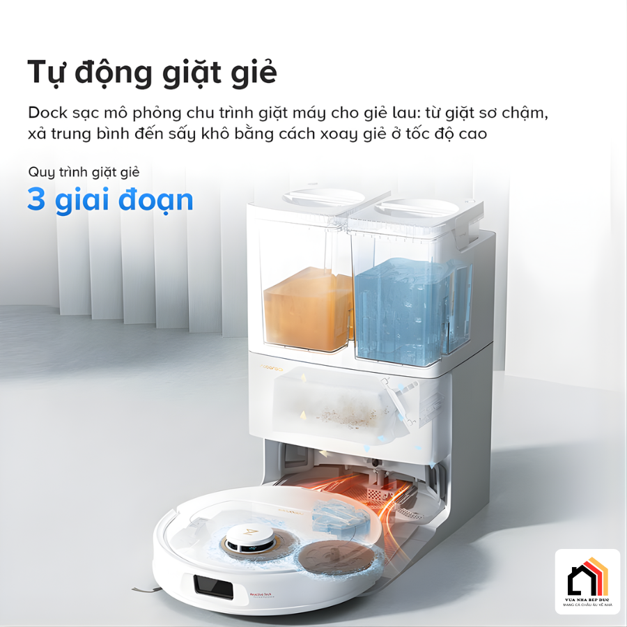 Roborock Qrevo 5AE - Robot hút bụi lau nhà 2026 tại Vua Nhà Bếp Đức 10