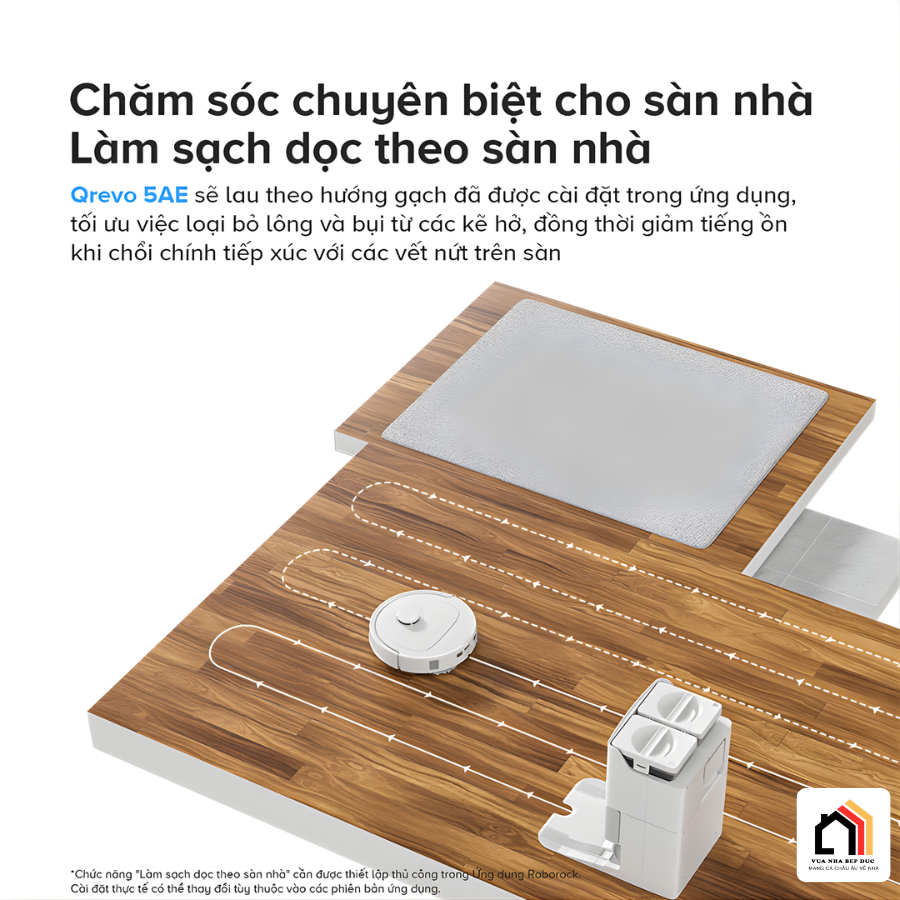 Roborock Qrevo 5AE - Robot hút bụi lau nhà 2026 tại Vua Nhà Bếp Đức 17