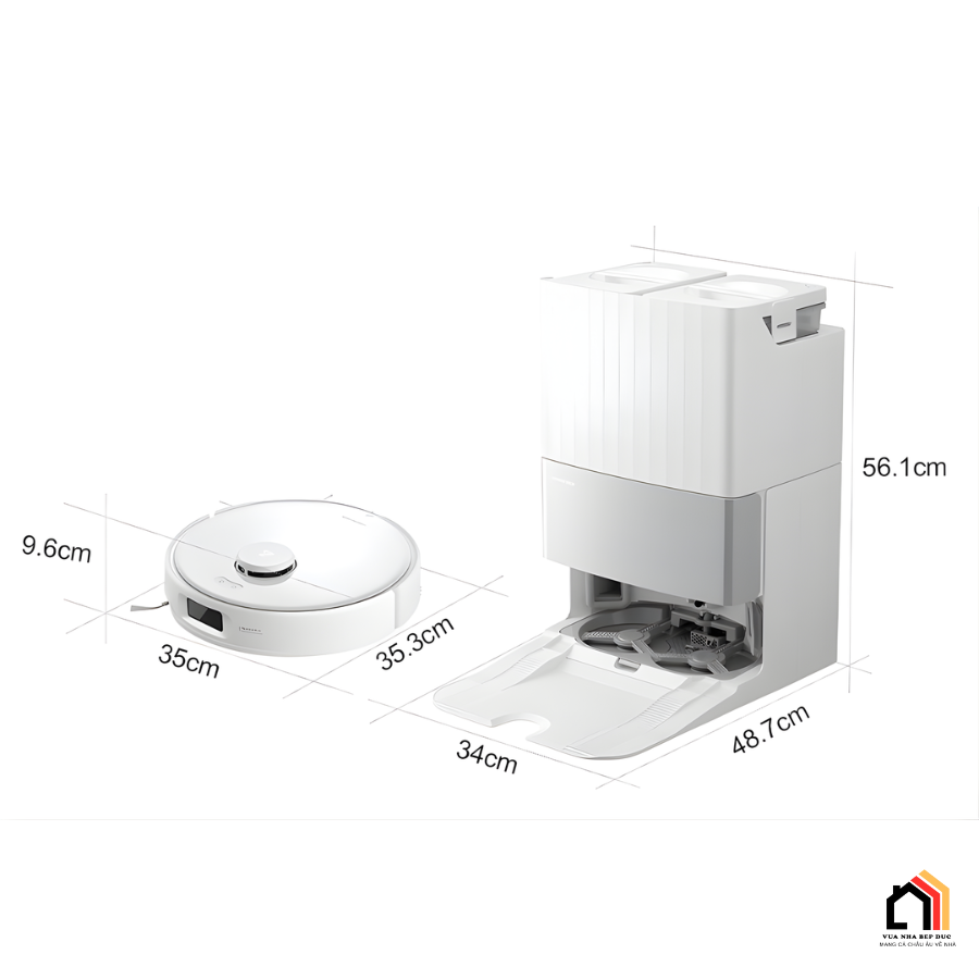 Roborock Qrevo 5AE - Robot hút bụi lau nhà 2026 tại Vua Nhà Bếp Đức 22
