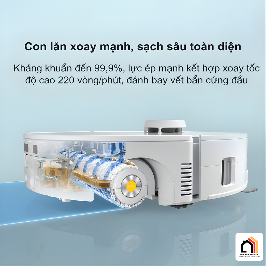 Roborock Qrevo Curv 2 Flow - Robot hút bụi lau nhà 2026 tại Vua Nhà Bếp Đức 12