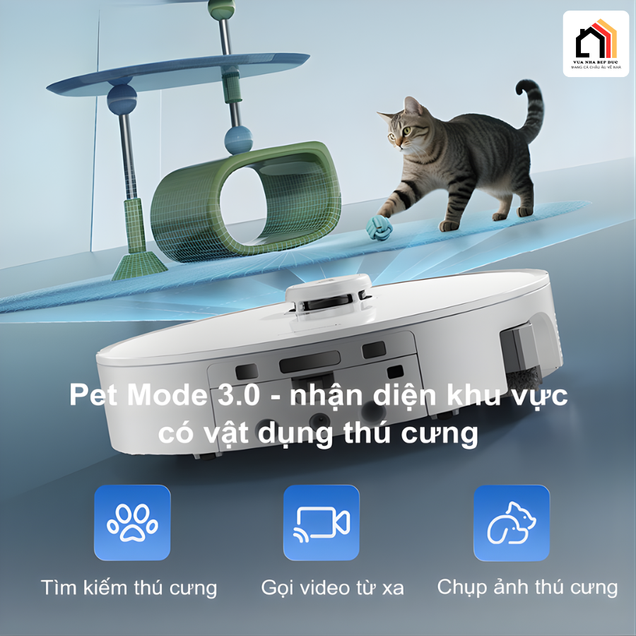 Roborock Qrevo Curv 2 Flow - Robot hút bụi lau nhà 2026 tại Vua Nhà Bếp Đức 17