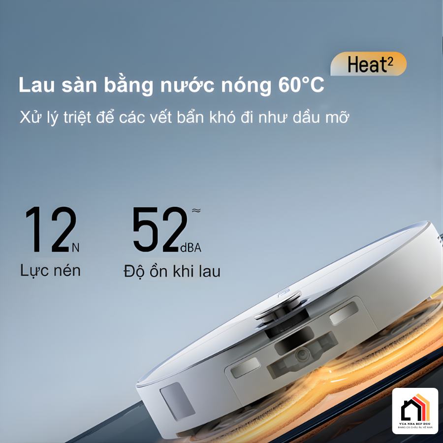 Roborock Qrevo Curv 2 Pro - Robot hút bui lau nhà 2026 tại Vua Nhà Bếp Đức 15