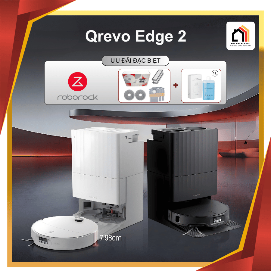 Roborock Qrevo Edge 2 - Robot Hút Bụi Lau Nhà 2026