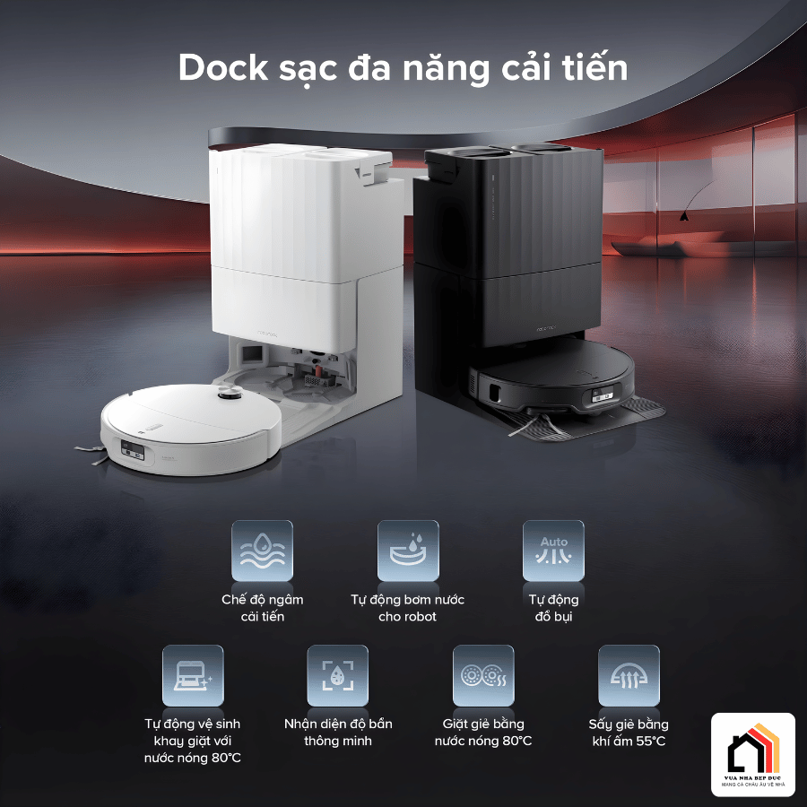 Roborock Qrevo Edge 2 - Robot Hút Bụi Lau Nhà 2026 tại Vua Nhà Bếp Đức 08