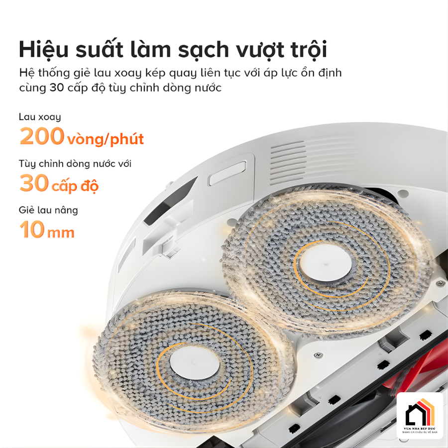 Roborock Qrevo Edge 5V1 - Robot hút bụi lau nhà 2026 tại Vua Nhà Bếp Đức 10