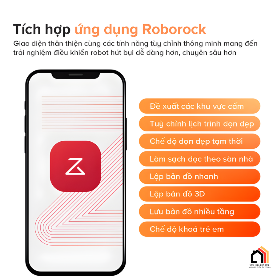 Roborock Qrevo Edge 5V1 - Robot hút bụi lau nhà 2026 tại Vua Nhà Bếp Đức 15