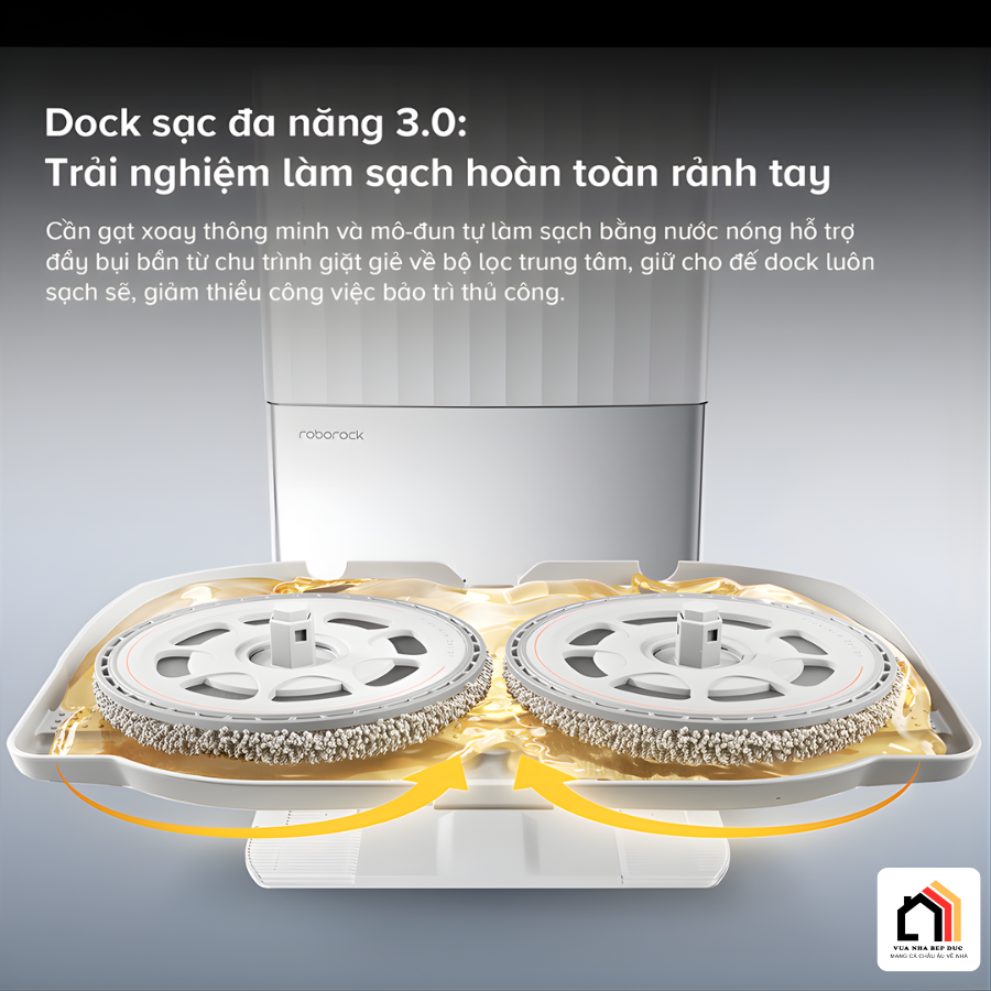 Roborock Qrevo EdgeT - Robot hút bụi lau nhà 2026 tại Vua Nhà Bếp Đức 12