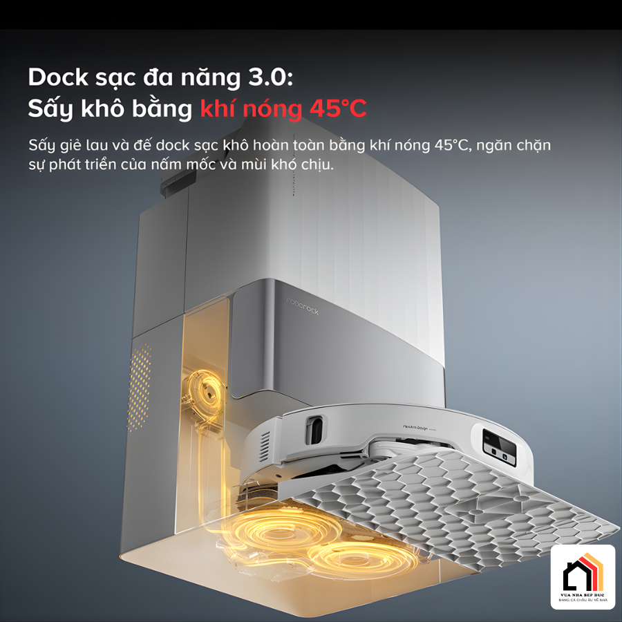 Roborock Qrevo EdgeT - Robot hút bụi lau nhà 2026 tại Vua Nhà Bếp Đức 13