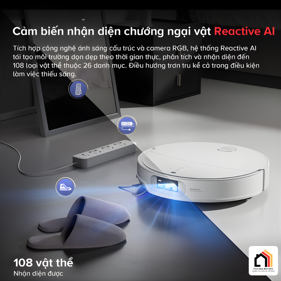 Roborock Qrevo EdgeT - Robot hút bụi lau nhà 2026 tại Vua Nhà Bếp Đức 16