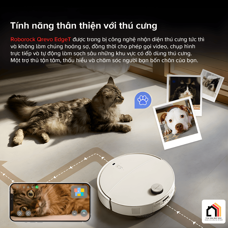Roborock Qrevo EdgeT - Robot hút bụi lau nhà 2026 tại Vua Nhà Bếp Đức 03